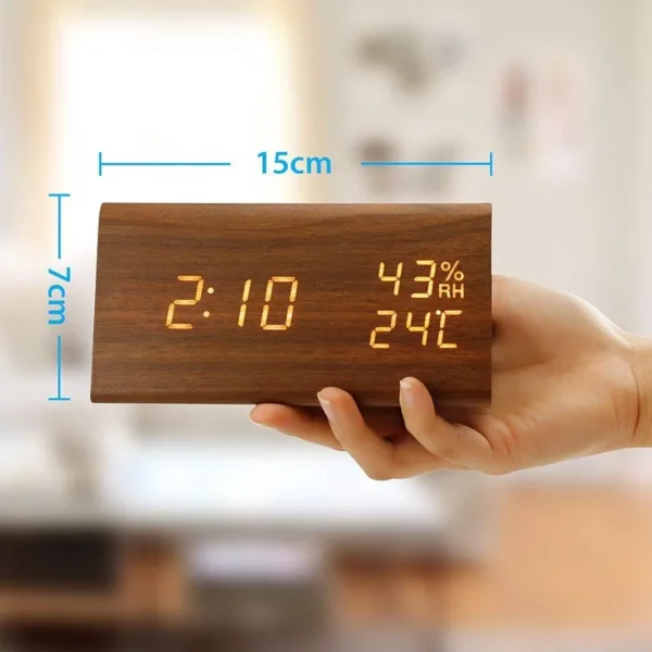 MeNo Digital Triple Alarm Clock - Image 3